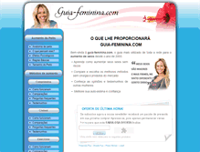 Tablet Screenshot of guia-feminina.com